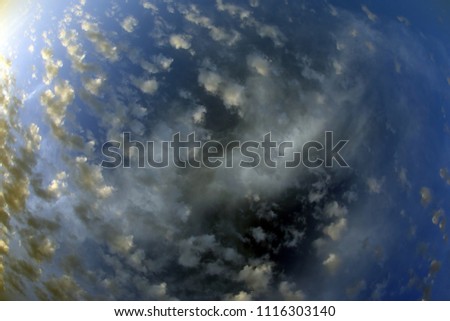 Similar – clouds Evening altocumulus