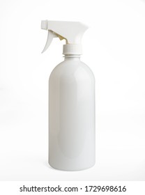 Spray Bottle On White Background For Mockup