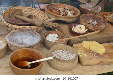 Spread Of Medieval Food