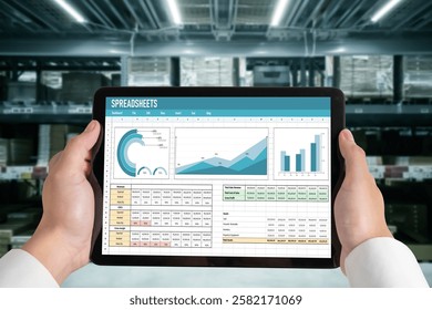 Spreadsheet document information financial startup concept. data and graphs in spreadsheet documents for online analysis project dashboard accounting digital snugly - Powered by Shutterstock - Get 15% off with code: PIKWIZARD15