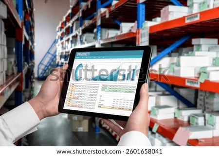 Spreadsheet document information financial startup concept. data and graphs in spreadsheet documents for online analysis project dashboard accounting digital snugly