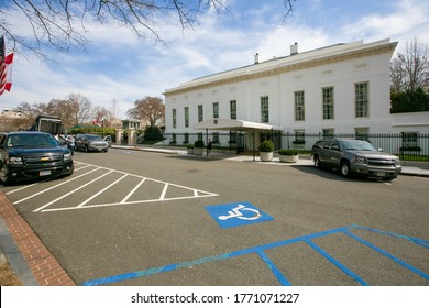 Spring, 2016 - Washington DC, USA - West Wing Of The White House In Washington DC