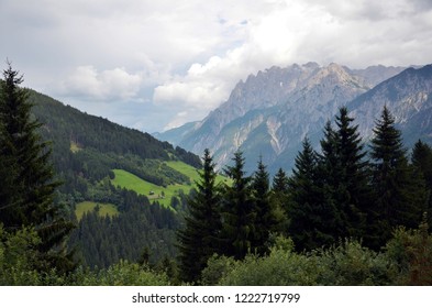 Spring ago regrow vegetation in the valleis mountain - Shutterstock ID 1222719799