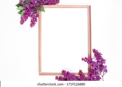 Spring background - purple lilac for womens day, mothers day. Spring invitation card - Shutterstock ID 1719126880