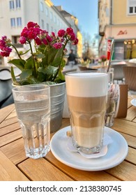 Spring Cafe in the Austrian city of Villach
