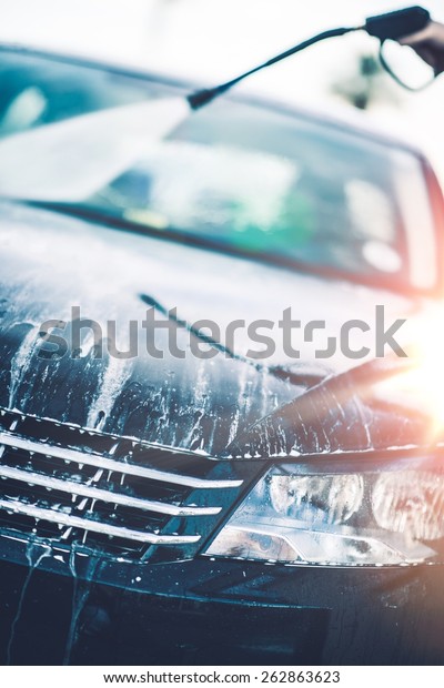 Spring\
Car Cleaning. Car Wash Day. Transportation\
Theme.