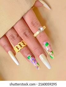 Spring Floral Nails Art Designs