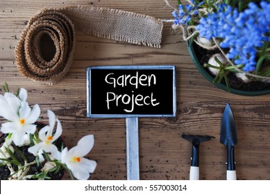 Spring Flowers, Sign, Text Garden Project