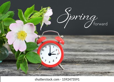 Spring Forward. Summer Time Change. 