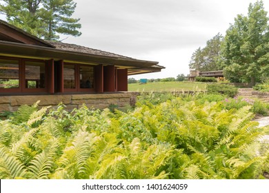 Spring Green, Wisconsin-7/10/2018:Taliesin East, Architect Frank Lloyd Wright, Built In 1925.