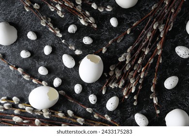 Spring holiday - Easter, concept of Easter with willow