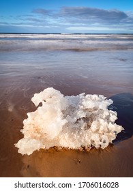 Spring Ice Melt Along North Shore Prince Edward Island Canada