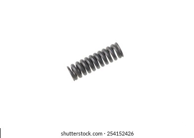 Coil Spring On White Background Isolated Stock Photo 325576688 ...