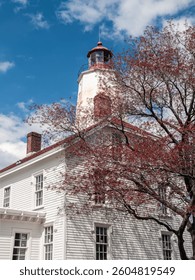 A Spring look at the Sandy Hook Lighthouse in New Jersey.