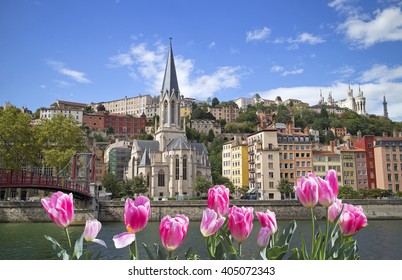 Spring In Lyon, France