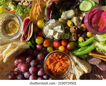 Spring Mixed Veggie Crudités Platter