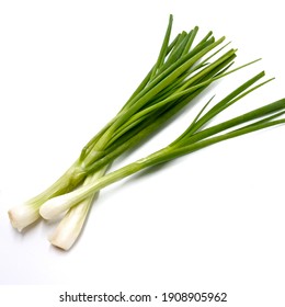 Spring Onions On White Background Stock Photo 1908905962 | Shutterstock