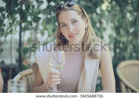 spring portrait of a girl with beautiful bokeh, happy beautiful woman on a walk