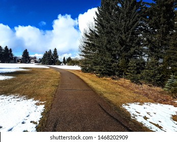 Spring Road In Bower, Red Deer, AB, Canada