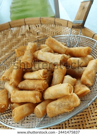 Spring rolls are a snack found in East and Southeast Asia. Originated from China