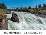 Spring Runoff of Upper Spokane Falls on the Spokane River