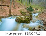 spring rushing river