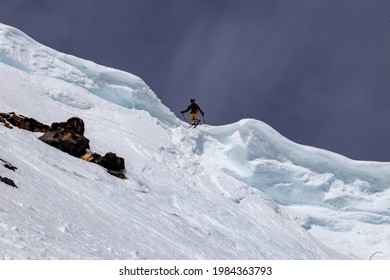 Spring Skiing On Mount Bachelor In Bend, Oregon