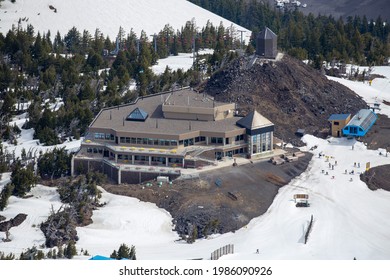 Spring Skiing On Mount Bachelor In Bend, Oregon