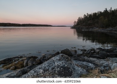 Spring sunset
