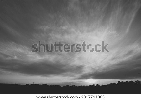 Similar – Image, Stock Photo Black Morning Lake Fog