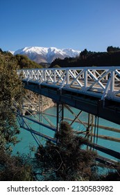 Spring Time Walk Around The Rakaia Gorge Track With Views Of Mount Hutt, Canterbury, New Zealand