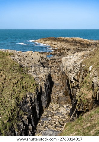 spring time walking around Holyhead Breakwater park