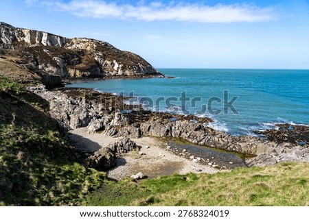 spring time walking around Holyhead Breakwater park