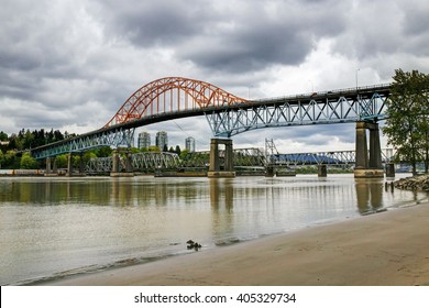 Spring View Of Pattullo Bridge