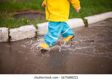 yellow puddle suit