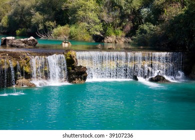 Spring Waterfall Manavgat In Turkey