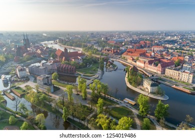 Spring In Wroclaw Aerial View