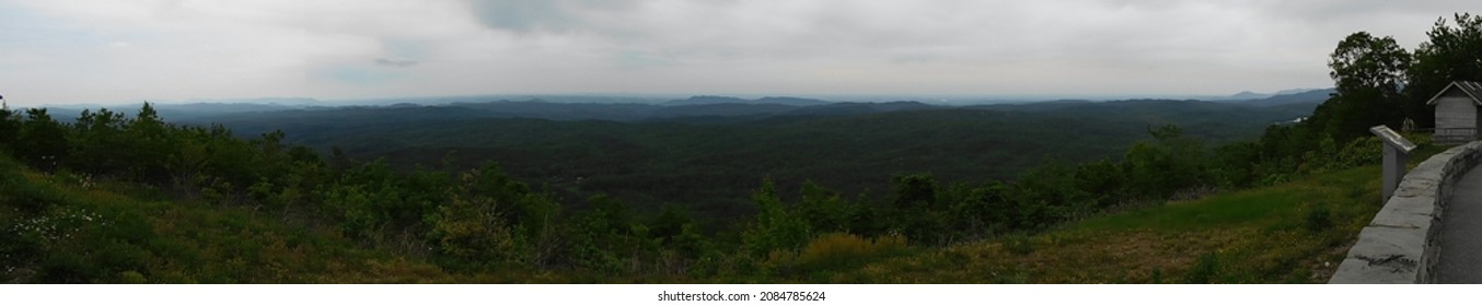 Springer Mountain Located In Chattahoochee National Forest On Border Of Fannin And Gilmer Counties. Located In Blue Ridge Mountains In Northern Georgia, Terminus For The Appalachian And Benton MacKaye