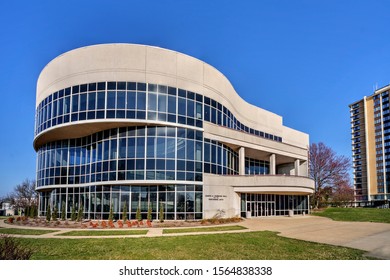 Springfield, Missouri - March 26, 2019: Juanita K. Hammons Hall For The Performing Arts On The Missouri State University (MSU) Campus.