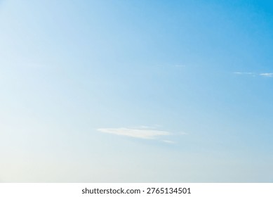 Springtime blue sky and cloud scenery 06
