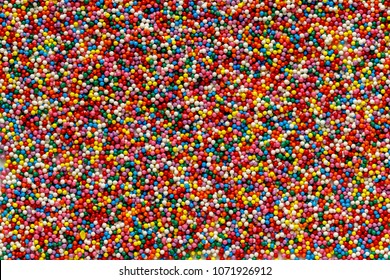 Sprinkle Confectionery Of Colored Balls