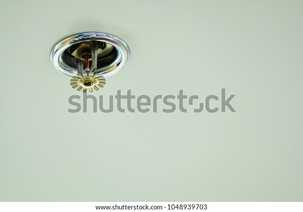 Sprinkler Head On Ceiling Stock Photo Edit Now 1048939703