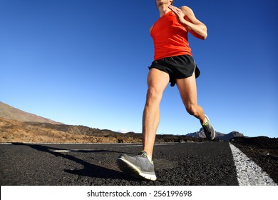 Sprinting Running Woman Female Runner Training Stock Photo (Edit Now ...