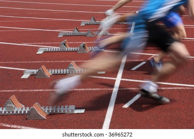 sprintstart in track and field