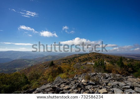 Spruce Knob Mountain autumn