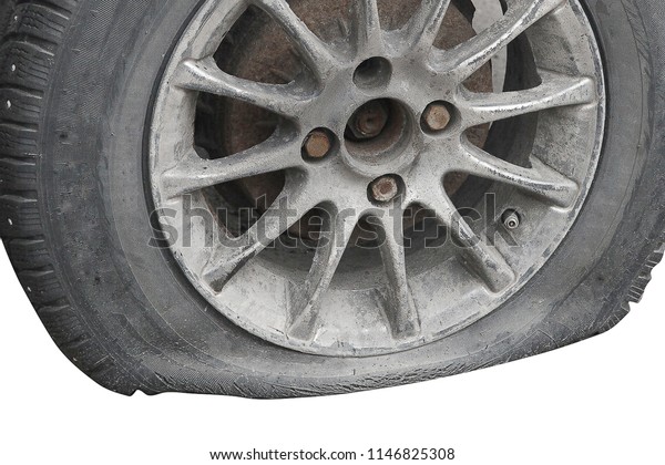 spun car wheel\
isolated on white\
background