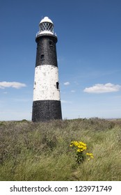 Spurn Point Lighthouse, Humberside, UK