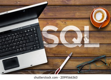 Sql Programming Language Word Sql On Stock Photo 2099566363 | Shutterstock