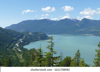 Squamish mountain Canada British Columbia on a summer day