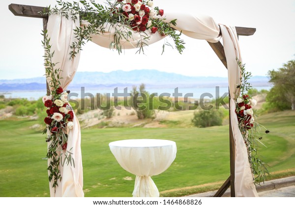 Square Arch Green Golf Course Background Stock Photo Edit Now